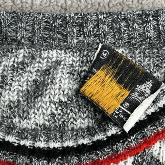 Vintage London Fog Sweater Mens Medium Aztec Geometric Knit Pullover 90s USA - Picture 6 of 11